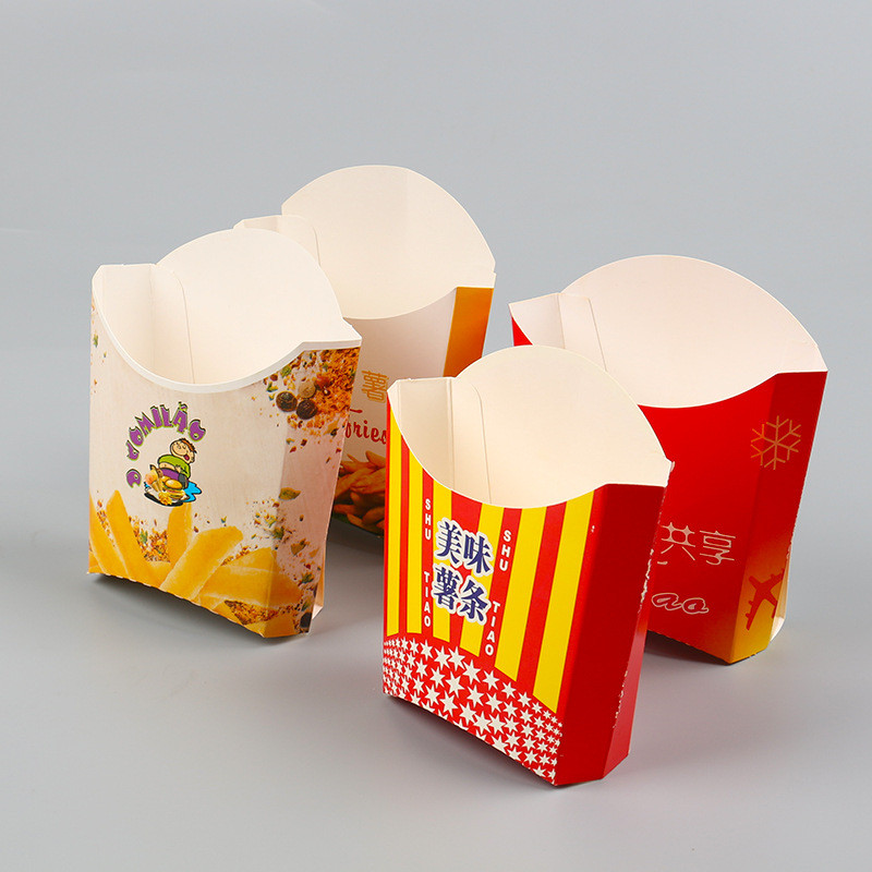100PCS French Fry Box French Fries Holder Cardboard French Fry Cups Paper  Burger Container Snack Bag…See more 100PCS French Fry Box French Fries